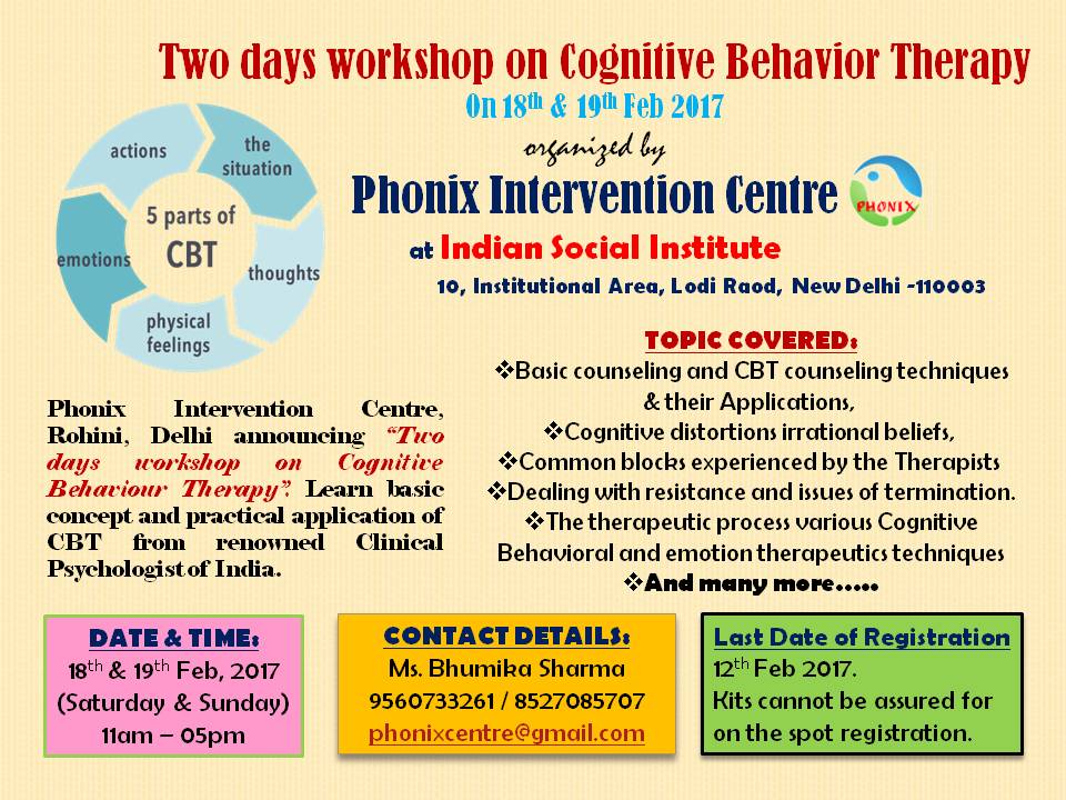 Cognitive Behaviour Therapy at Delhi