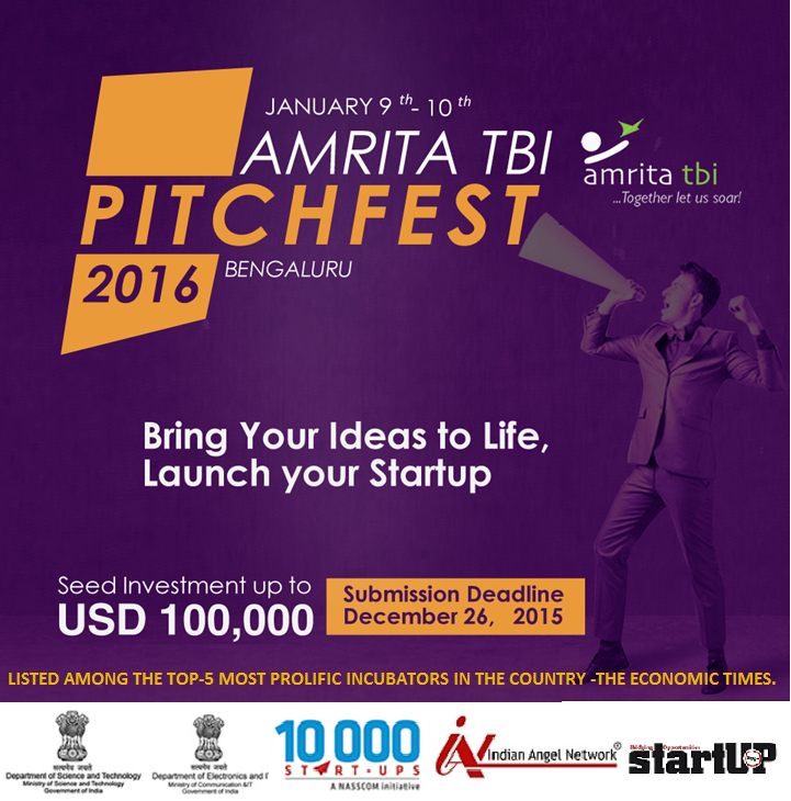 Amrita TBI PitchFest 2016