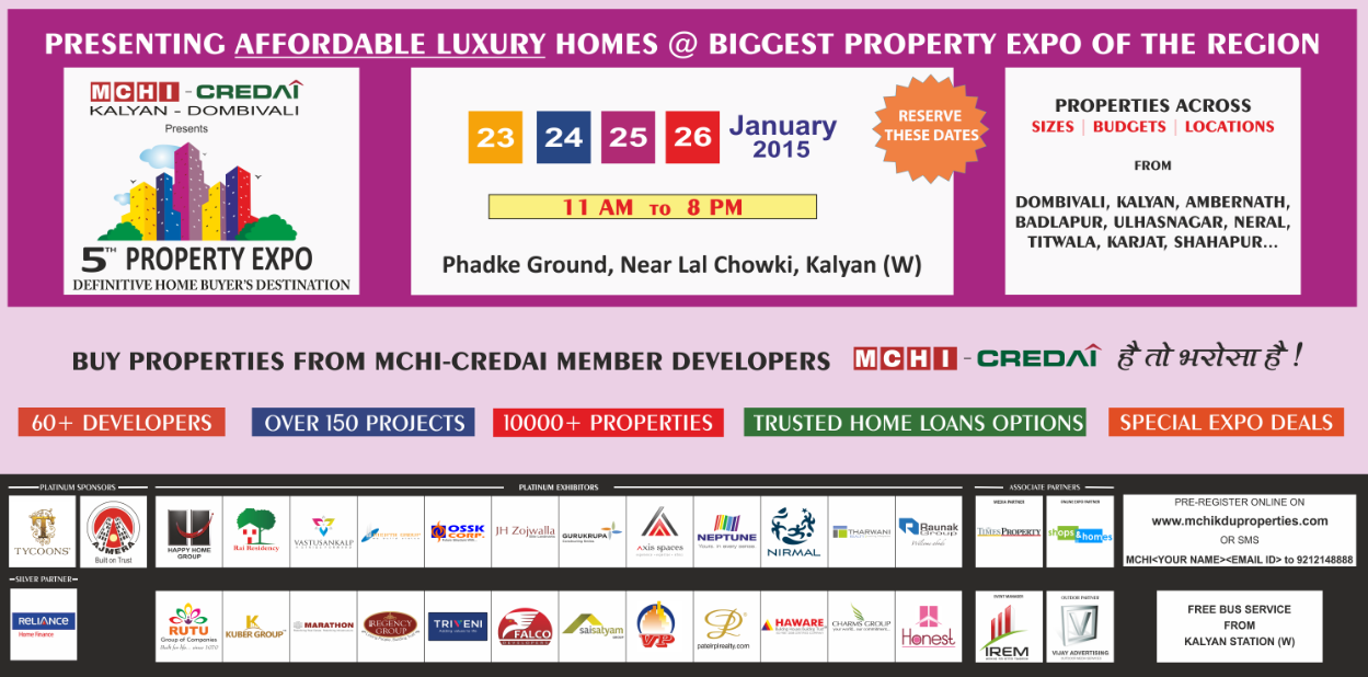 MCHI-CREDAI Kalyan Dombivli 5th Property Expo