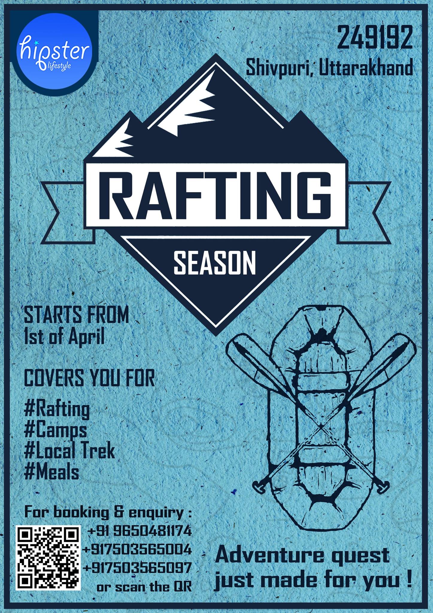 Rafting Season by Hipster Lifestyle
