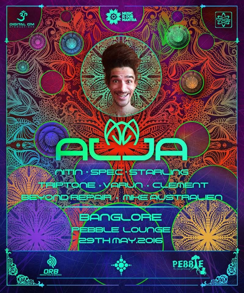 Music Is Our Mantra Ft AJJA & Many More - 29th May 2016 - 12 noon Onwards At pebble Bangalore