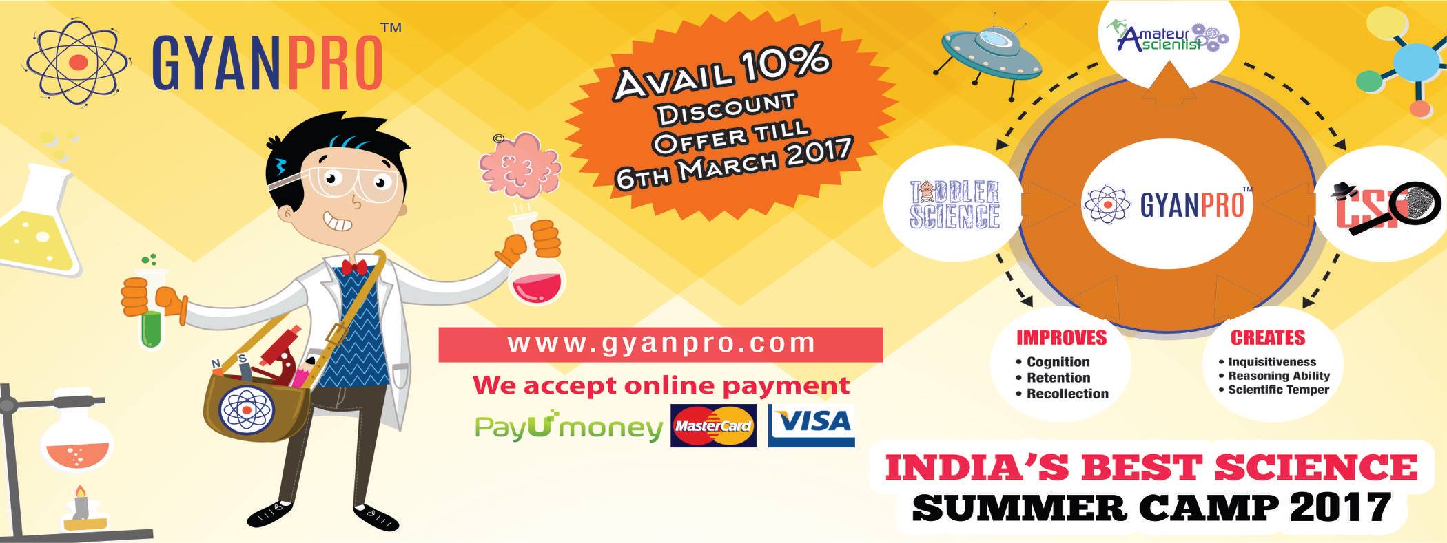 GYANPRO's INNOVATIVE SCIENCE SUMMER CAMP -HEGDENAGAR