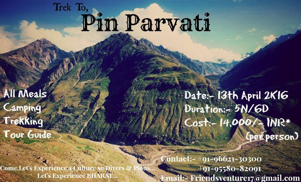  PIN-PARVATI VALLEY Trekking Expedition
