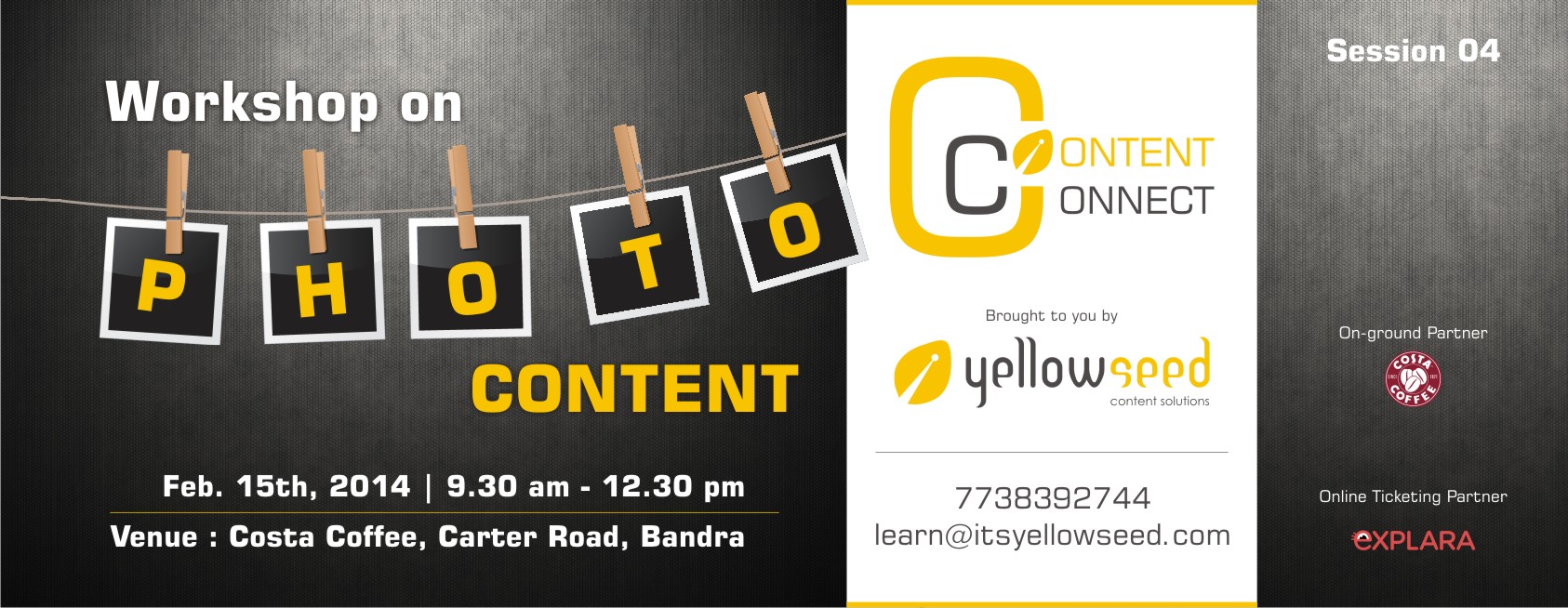 Content Connect : Photo Content Workshop