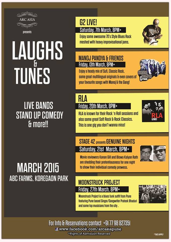 The Laughs & Tunes Fest @ Arc Asia, Pune