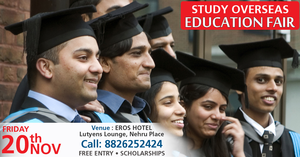 Study Overseas Global Educations Fair November 2015 in New DELHI