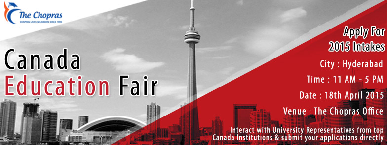 Hyderabad to Unveil India’s Biggest Canada Education Fair