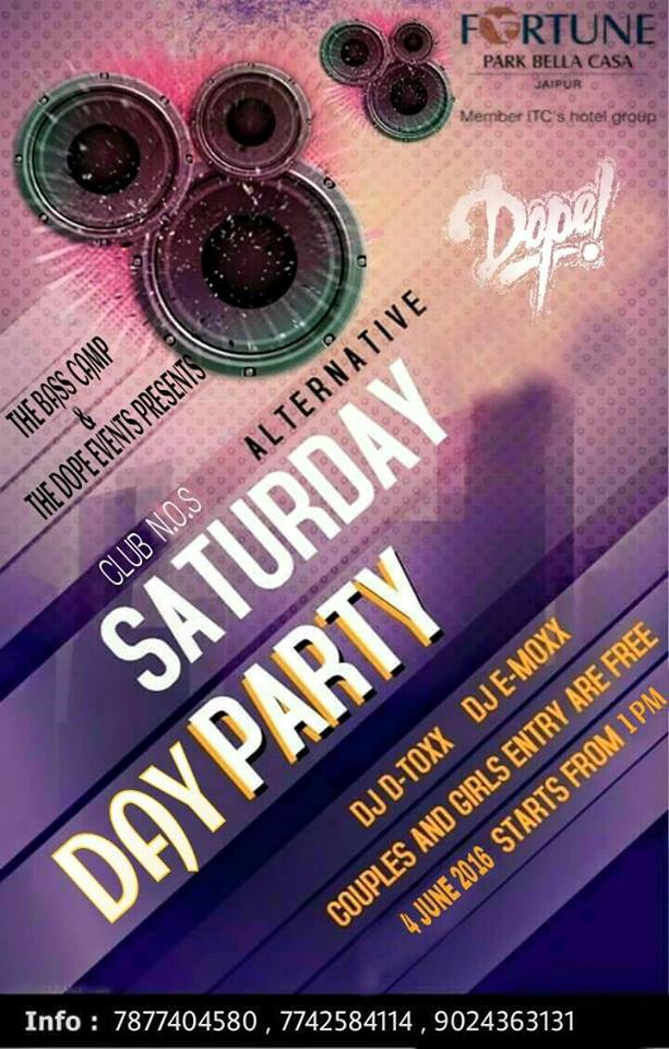 Saturday Club Party@hotel Fortune Park Bellacasa,jaipur