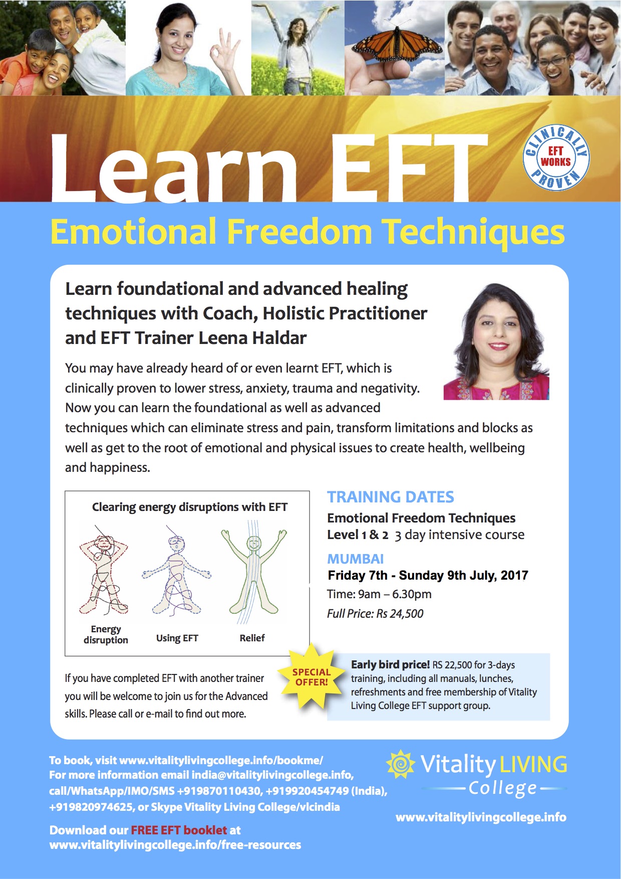 Emotional Freedom Techniques (EFT) Mumbai July 2017 