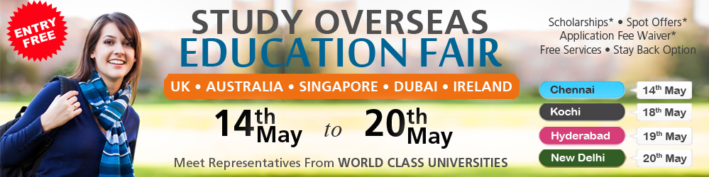 Study Overseas Global Education Fair, New Delhi